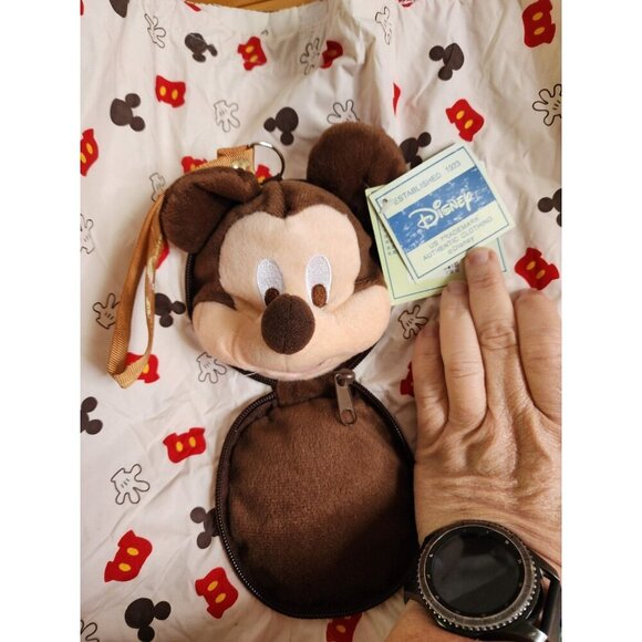 Japan Tokyo Disney Store Mickey Mouse Shopping Eco Bag Pouch - Picture 10 of 14